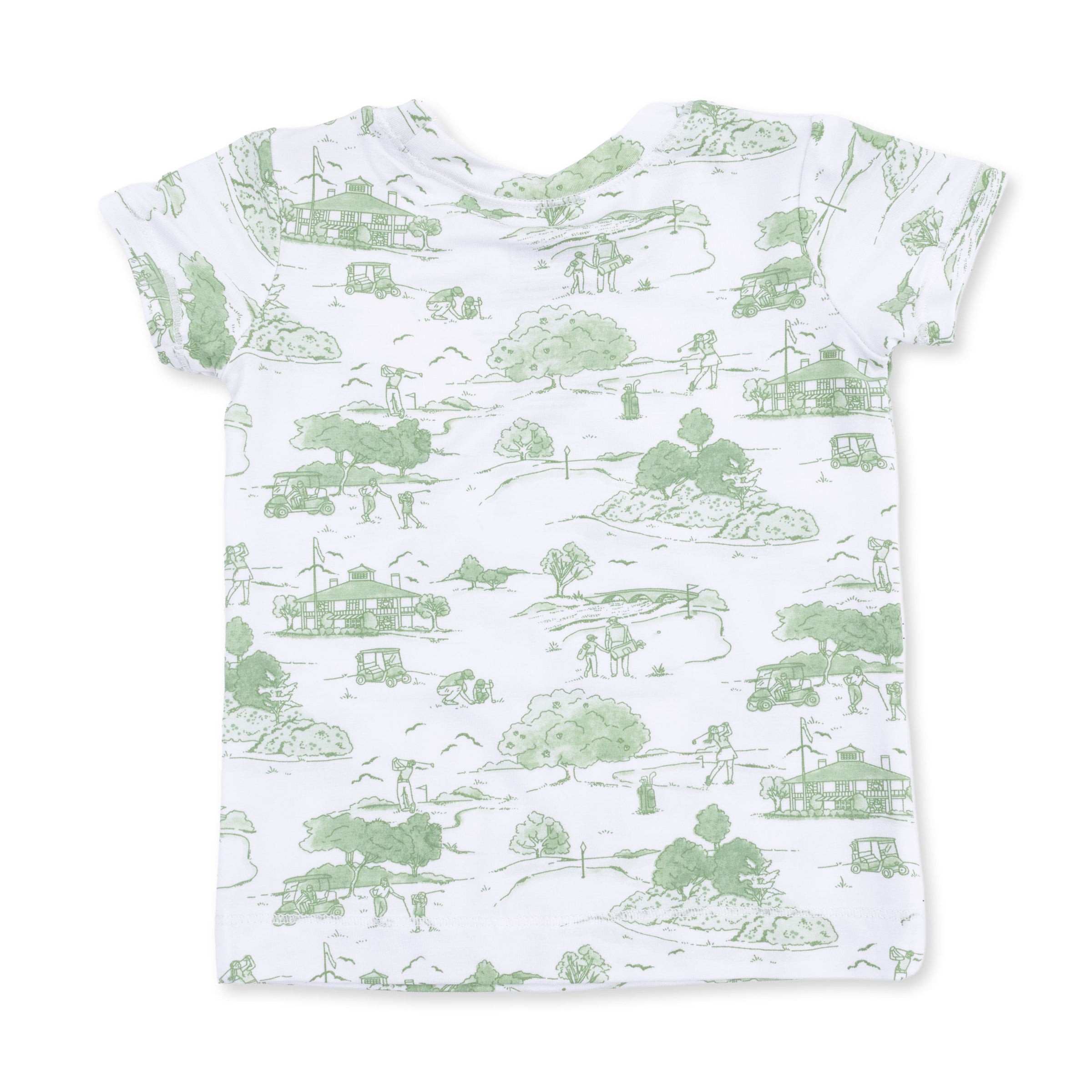 Golf Toile Green - Loungewear Short Set