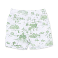 Golf Toile Green - Loungewear Short Set