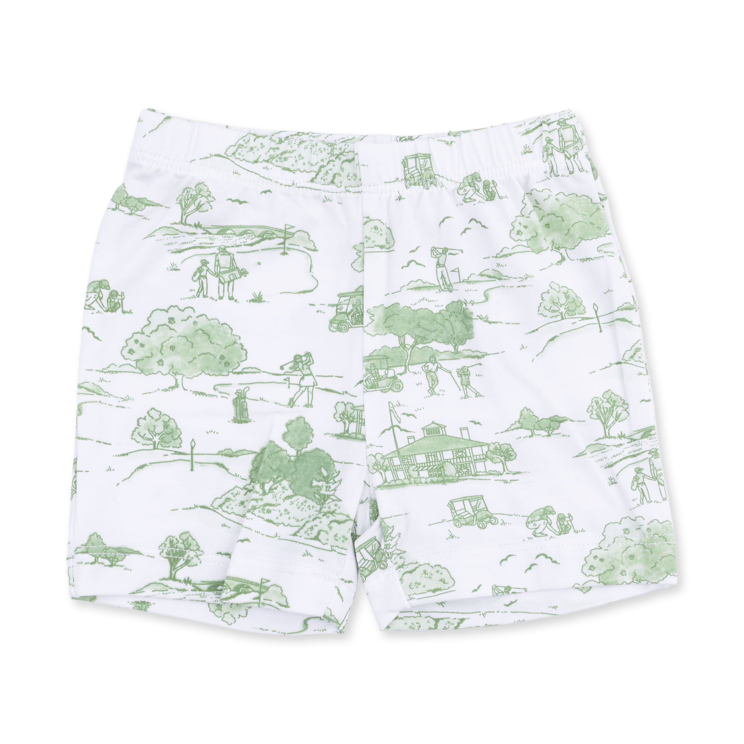 Golf Toile Green - Loungewear Short Set