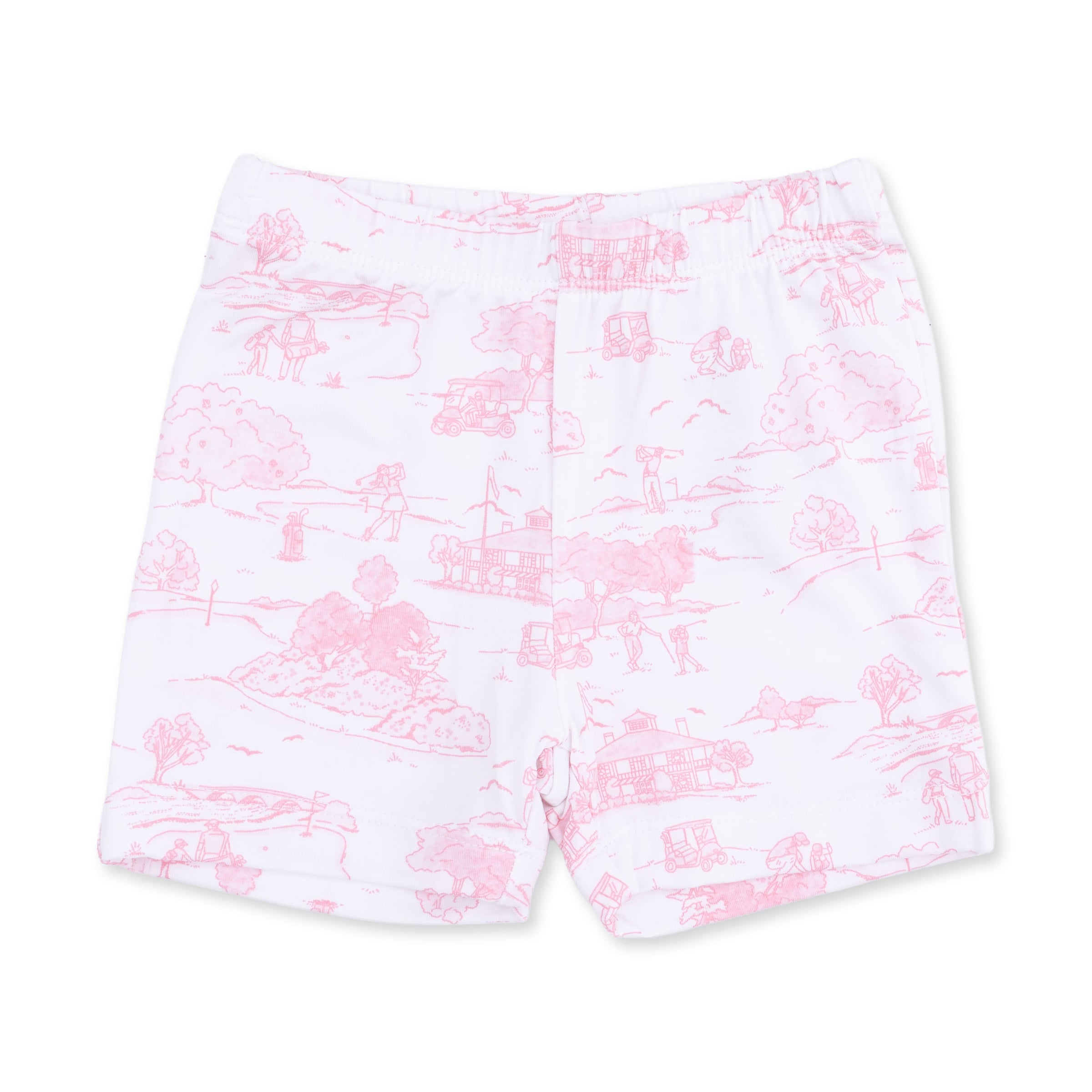 Golf Toile Pink - Loungewear Short Set