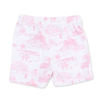 Golf Toile Pink - Loungewear Short Set