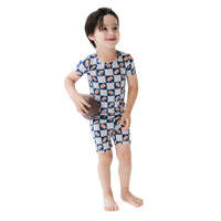 Football Patchwork - Loungewear Short Set