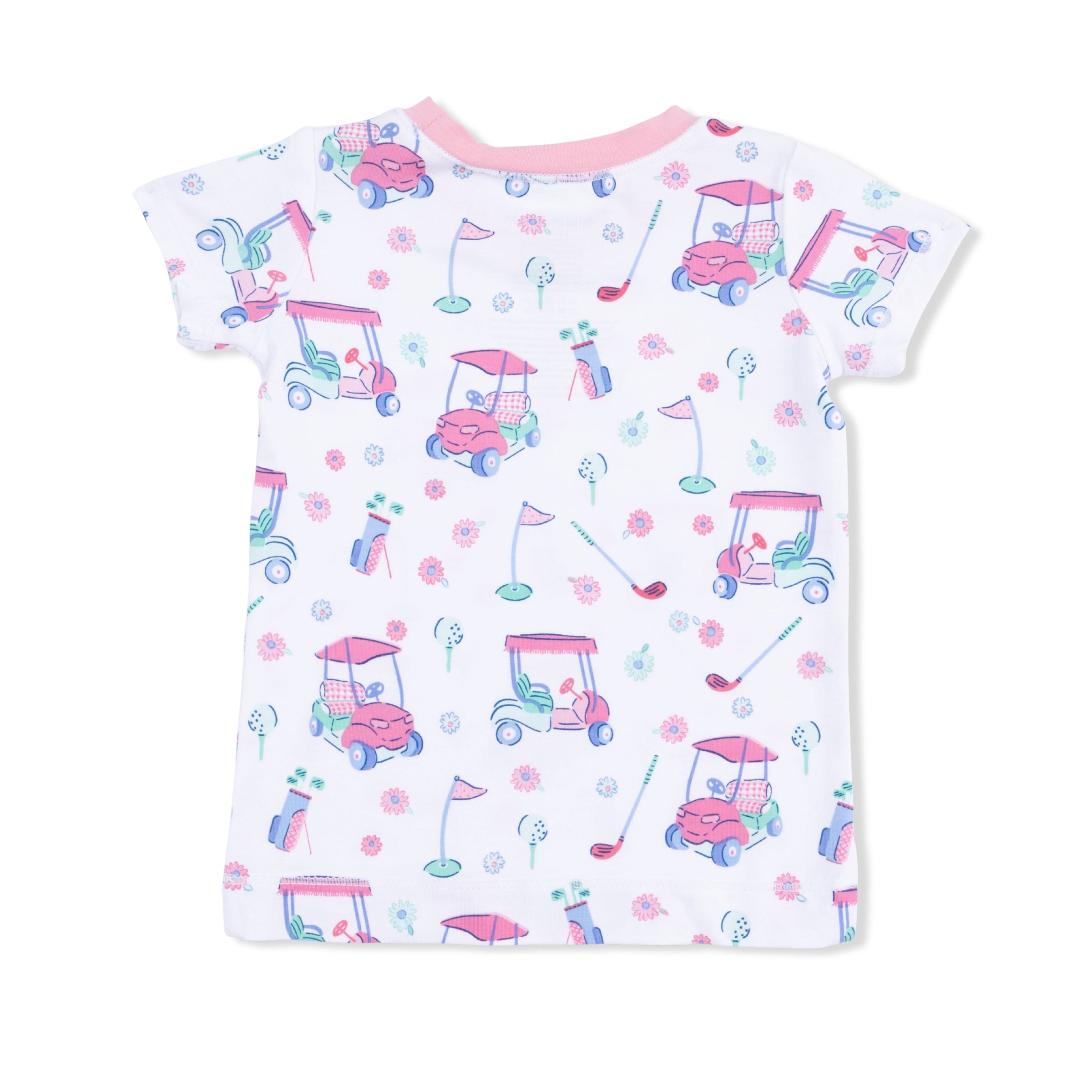 Golf Carts and Flowers - Loungewear Short Set