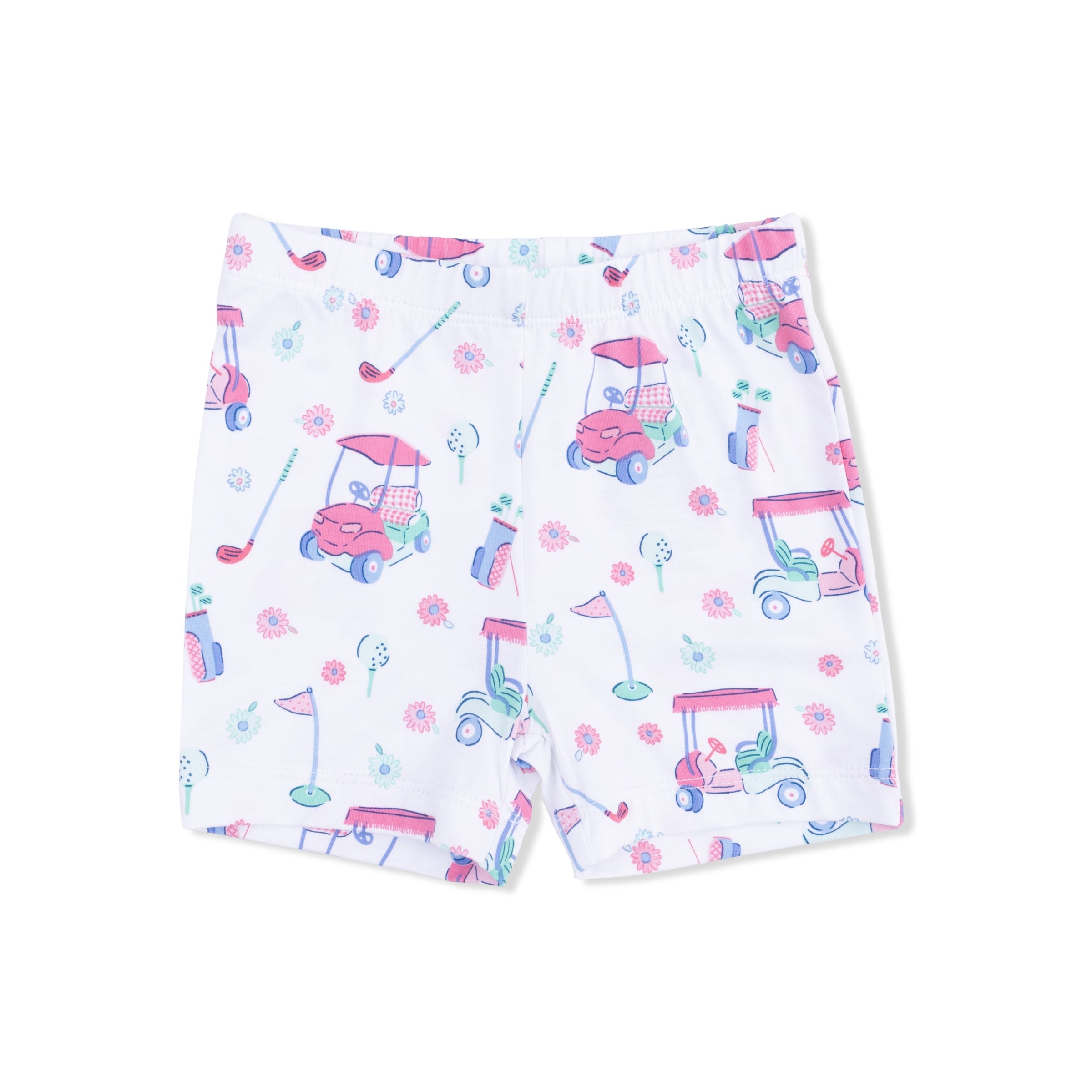Golf Carts and Flowers - Loungewear Short Set