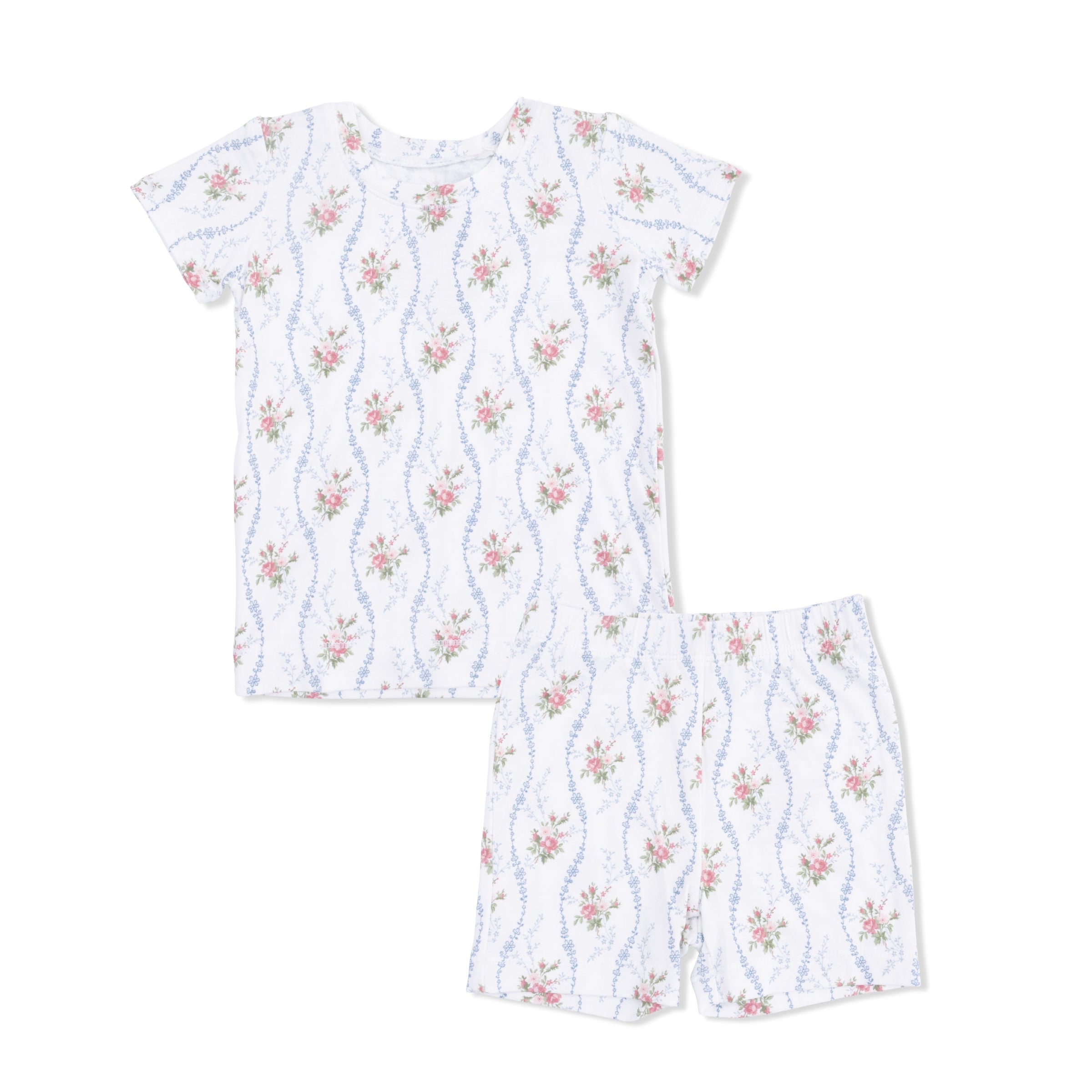 Heirloom Rose Stripe - Loungewear Short Set
