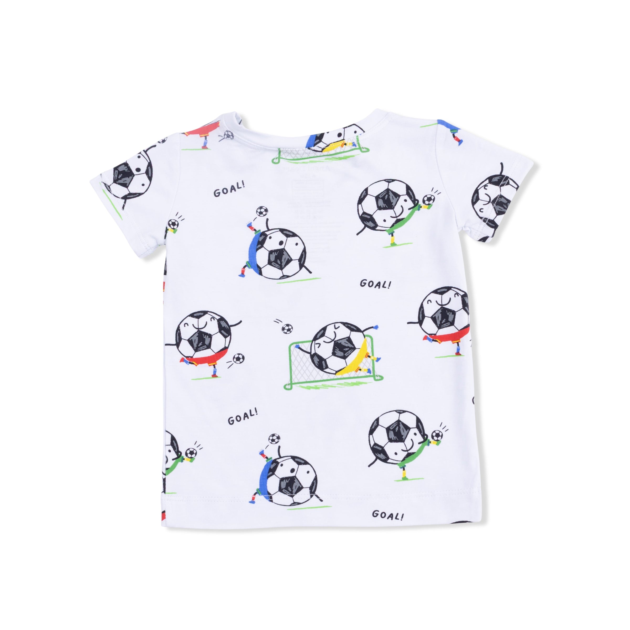 Soccer Balls Playing Soccer  Blue - Loungewear Short Set