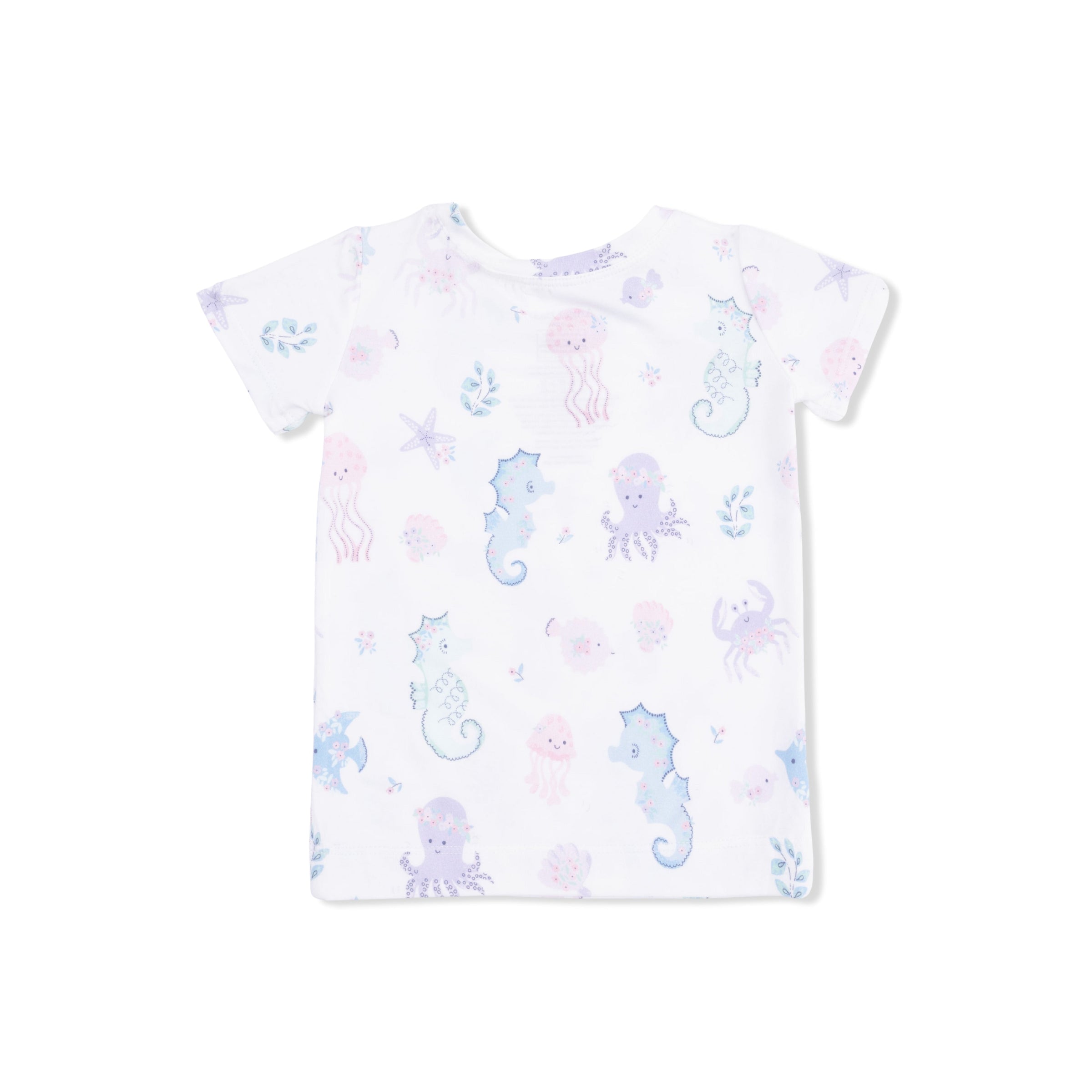Floral Sea Creatures - Loungewear Short Set