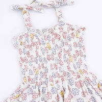 Sarah Floral - Smocked Bubble with Skirt