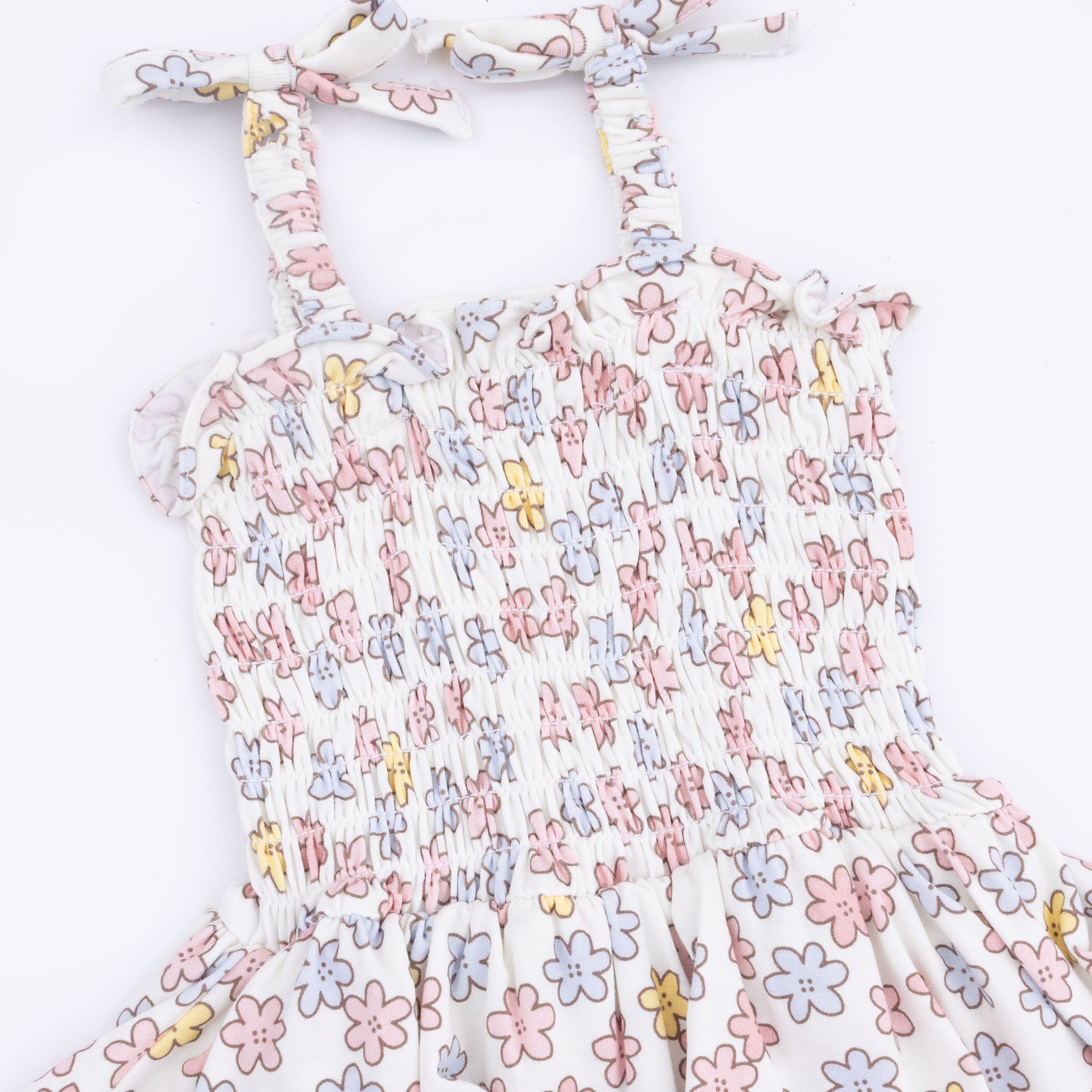 Sarah Floral - Smocked Bubble with Skirt