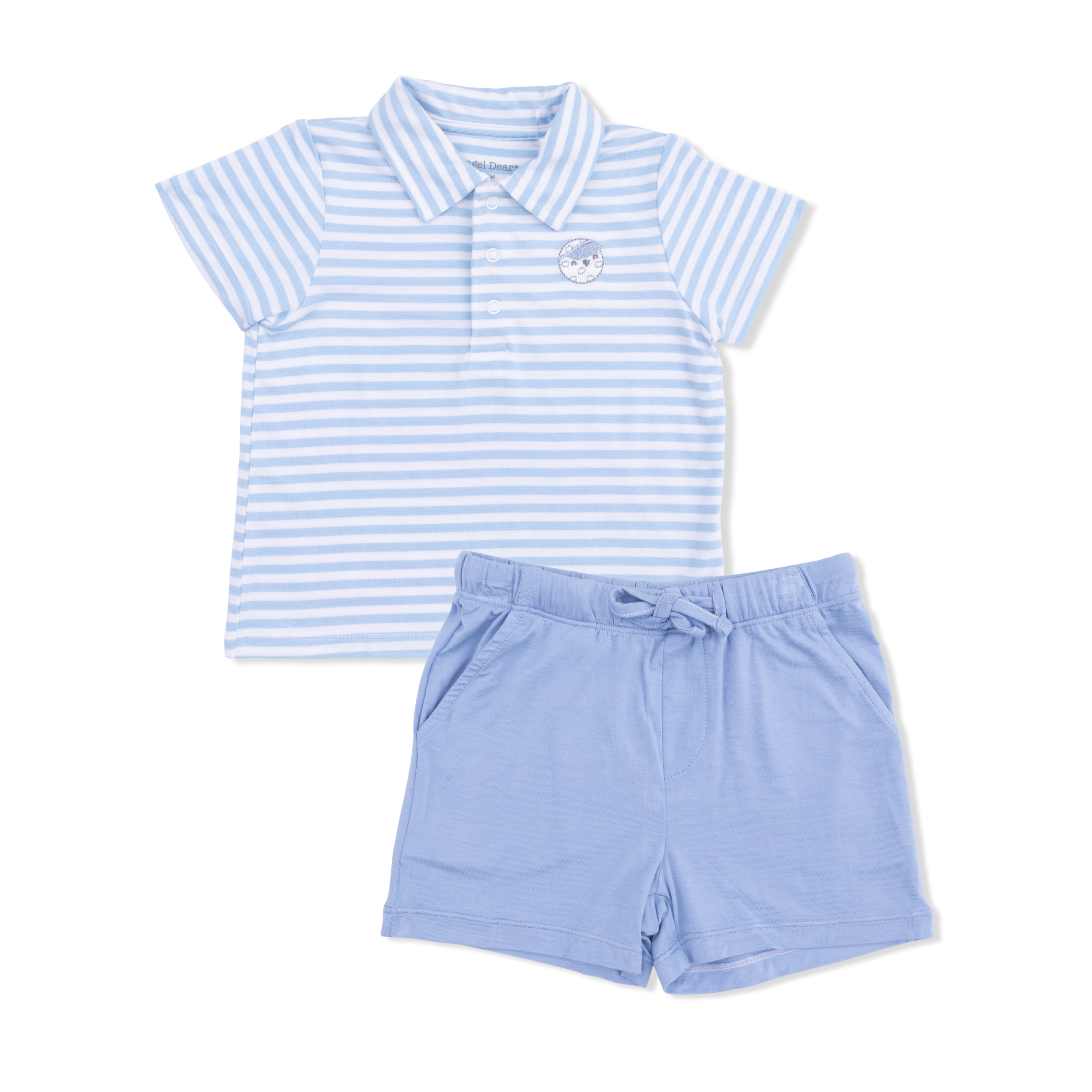 Striped Golf - Polo with Casual Short