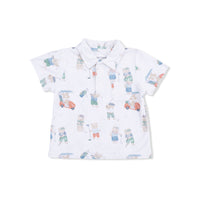 Golfing Teddy Bears - Polo with Casual Short