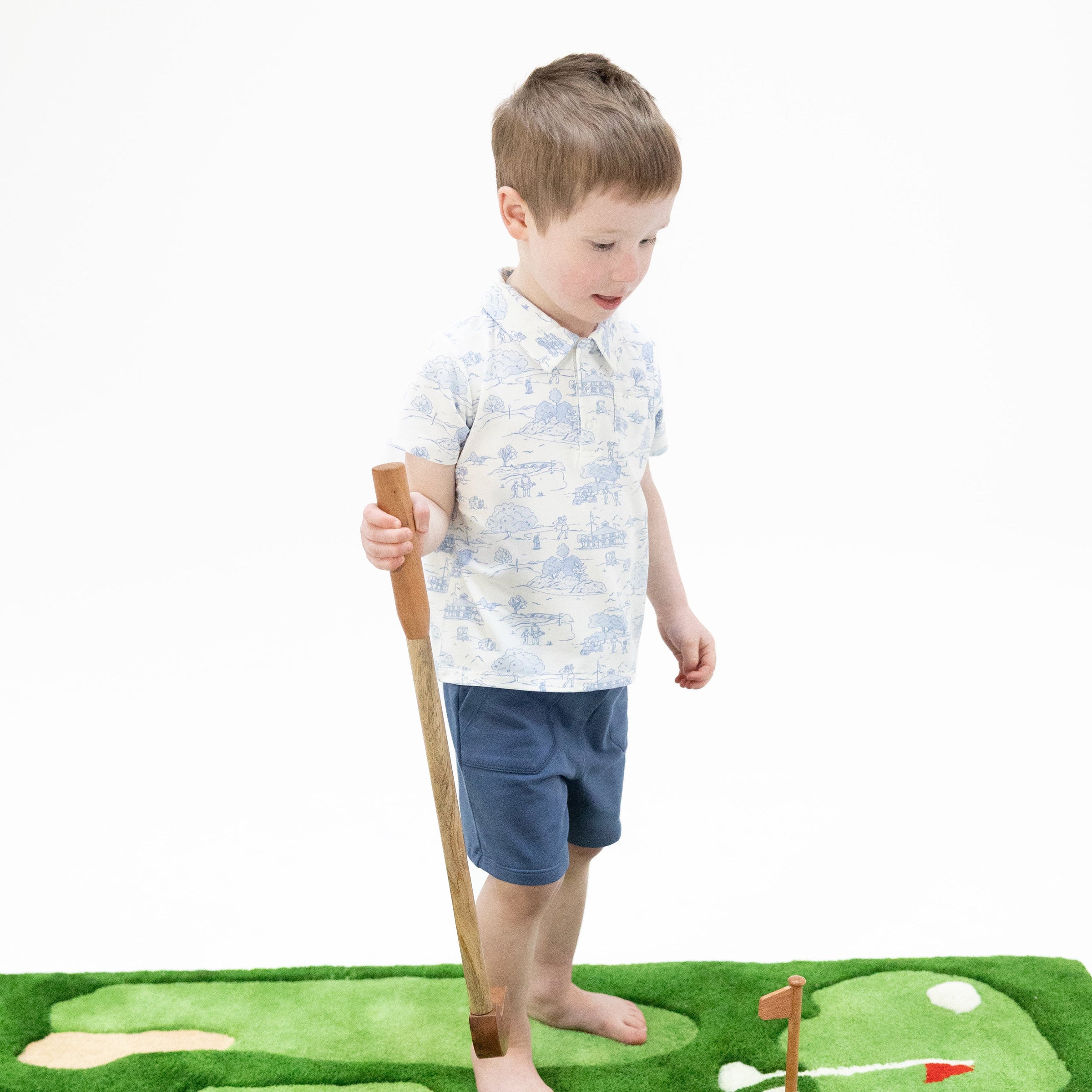 Golf Toile - Polo with Everyday Short