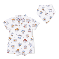Cowdogs - Cowboy Shortie & Bandana Bib Set