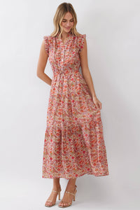 Karen - Floral Tiered Maxi Dress