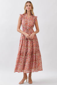Karen - Floral Tiered Maxi Dress
