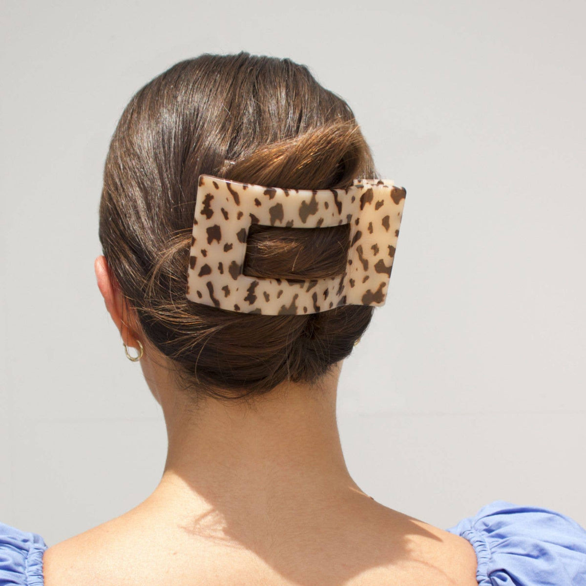 Blonde Tortoise | Large | Flat Rectangle Hair Clip