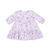Sweet Dream Florals - Smocked Ruffle Long Sleeve Tiered Dress + Leggings