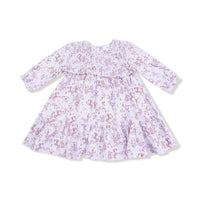 Sweet Dream Florals - Smocked Ruffle Long Sleeve Tiered Dress + Leggings