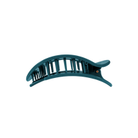 Teal With It | Medium | Flat Round Hair Clip