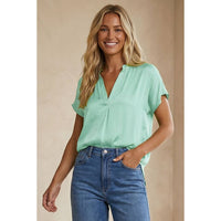 Drop Shoulder Regular Blouse - SS