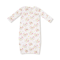 Floral Owl Families - Kimono Gown