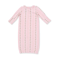 Antoinette Stripe - Kimono Gown and Knotted Hat