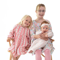 Suzie Floral Stripe - Romy Dress and Bloomer