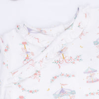 Carousel with Bows - Kimono Gown & Knot Headband