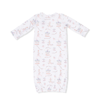 Carousel with Bows - Kimono Gown & Knot Headband