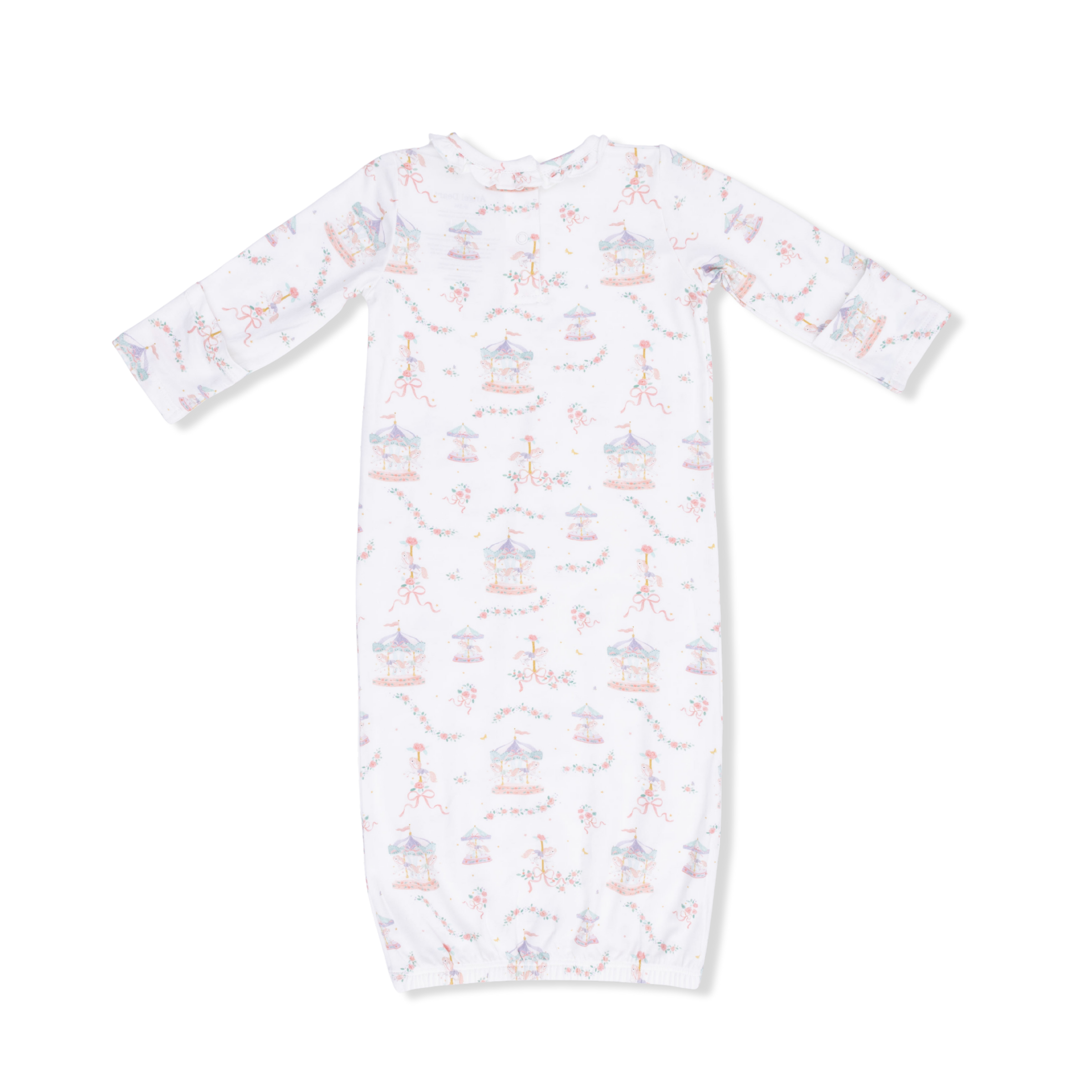 Carousel with Bows - Kimono Gown & Knot Headband