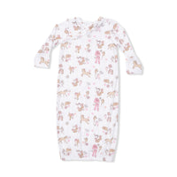 Cowgirl Nursery - Kimono Gown & Ruffle Knotted Hat