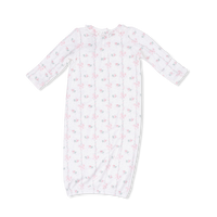 Dainty Buds and Bows - Kimono Gown & Knot Headband