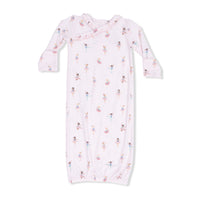 Petite Ballet - Kimono Gown & Ruffle Knotted Hat