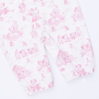 Puppy Toile Pink - Convertible Gown