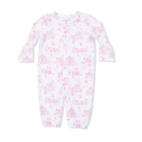 Puppy Toile Pink - Convertible Gown