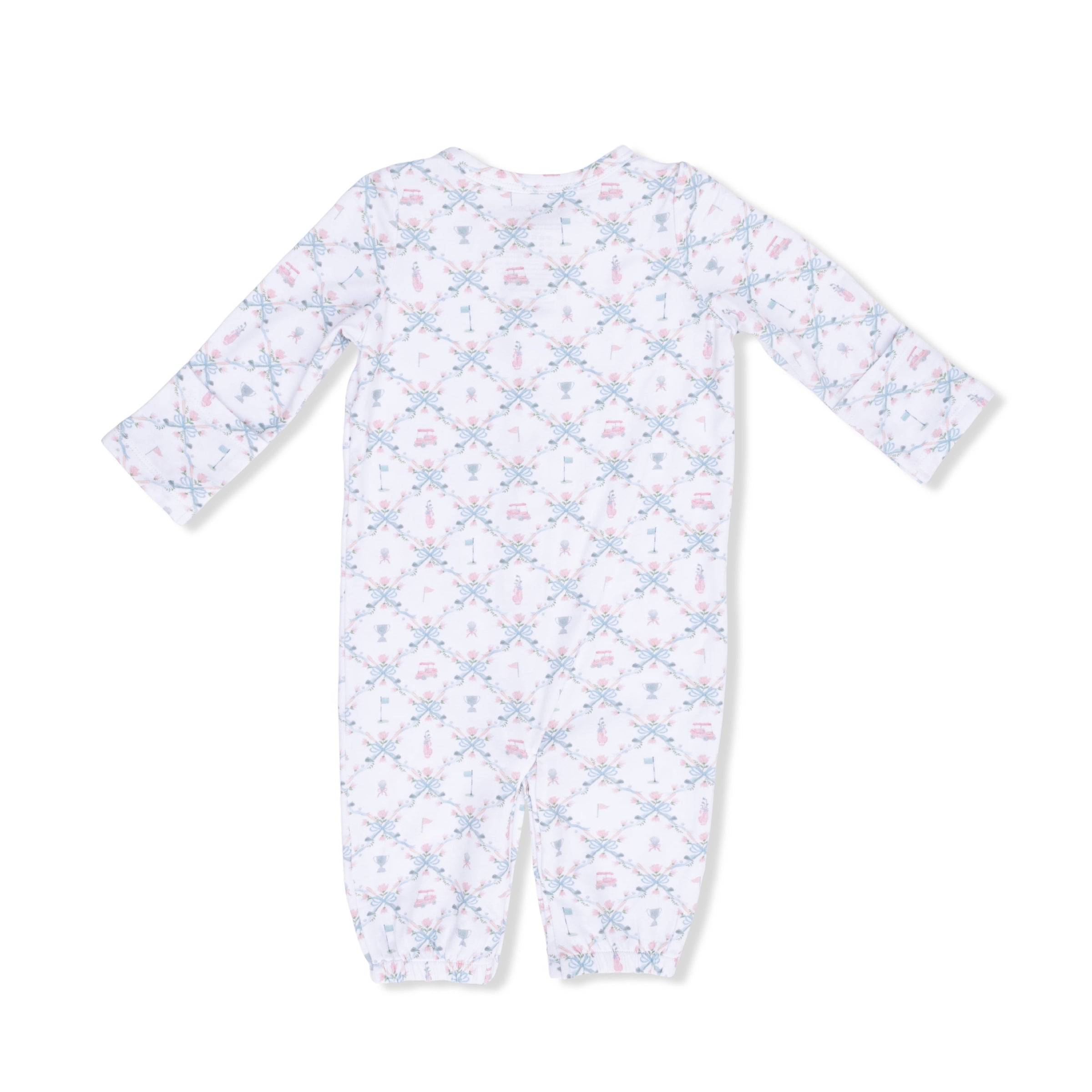 Golf Trellis Pink - Convertible Gown