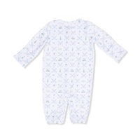 Golf Trellis Blue - Convertible Gown