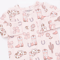 Cowgirl Boots and Bows - Convertible Gown and Knot Headband