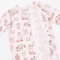 Cowgirl Boots and Bows - Convertible Gown and Knot Headband