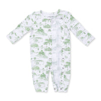 Golf Toile Green - Convertible Gown and Beanie Hat