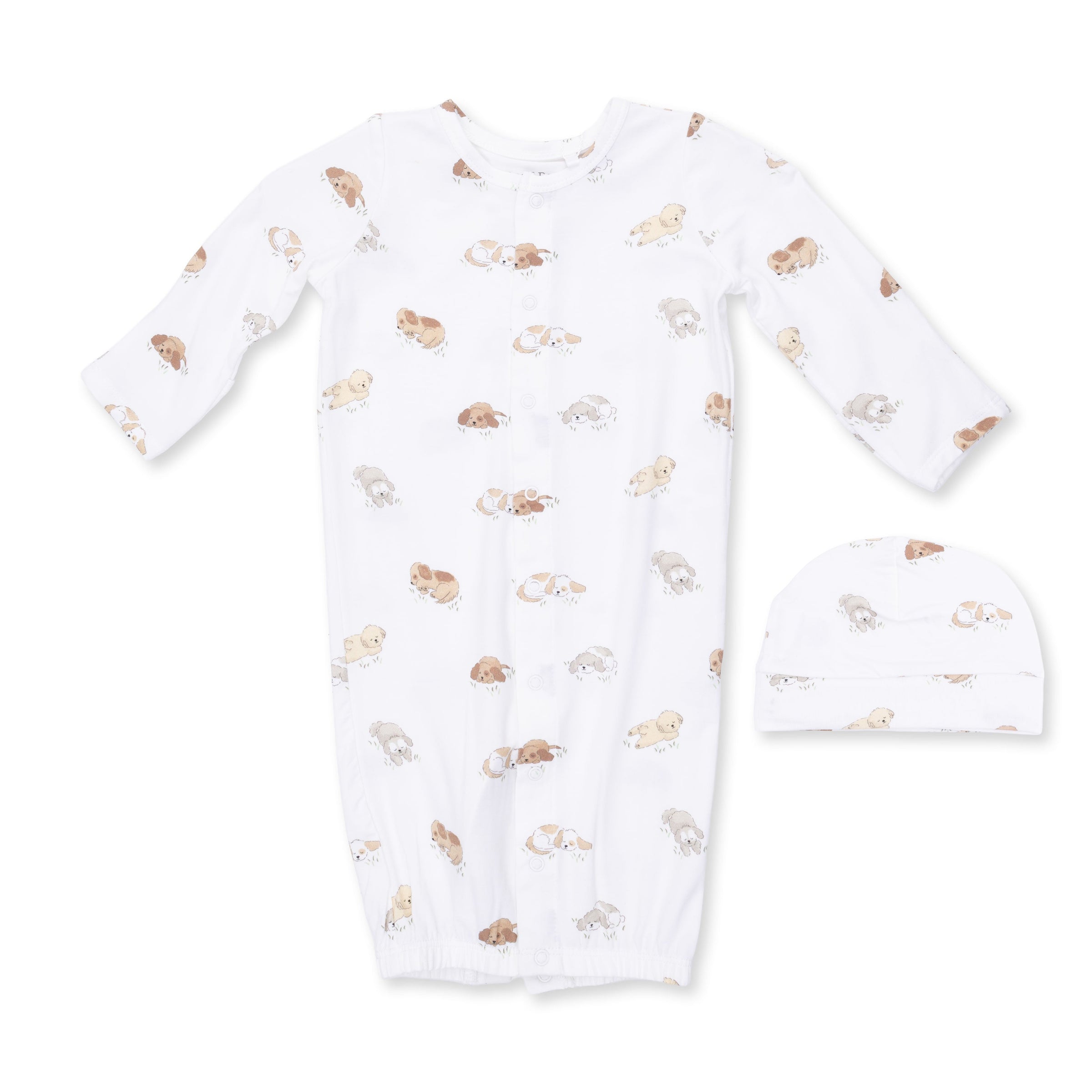 Puppy Snuggle Club - Convertible Gown and Beanie Hat