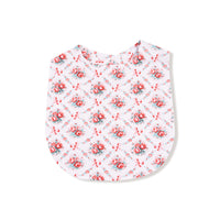Rose Bow Lattice - Feeding Bib