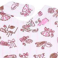 Football Cheer Nursery - Feeding Bib