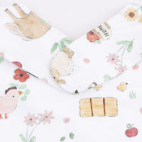 Cute Farm Animals Pink - Feeding Bib