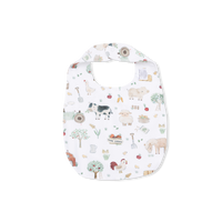 Cute Farm Animals Uni - 2 Way Zipper Footie, Swaddle  & Bandana Bib Set