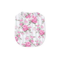 Cabbage Rose Stripe - Feeding Bib