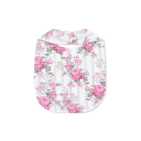 Cabbage Rose Stripe - Feeding Bib