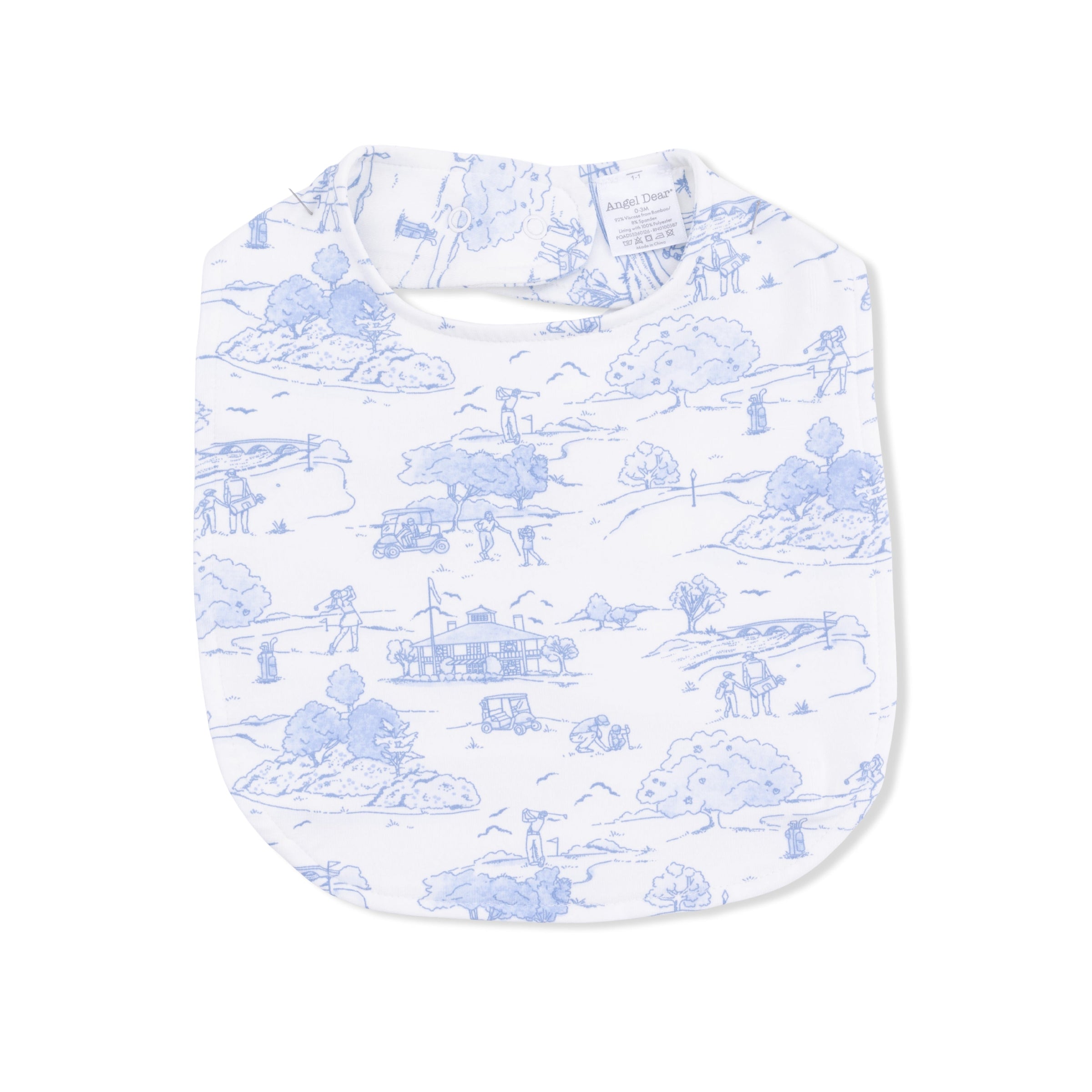 Golf Toile - Feeding Bib