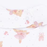 Teddy Bear Ballerina - Feeding Bib
