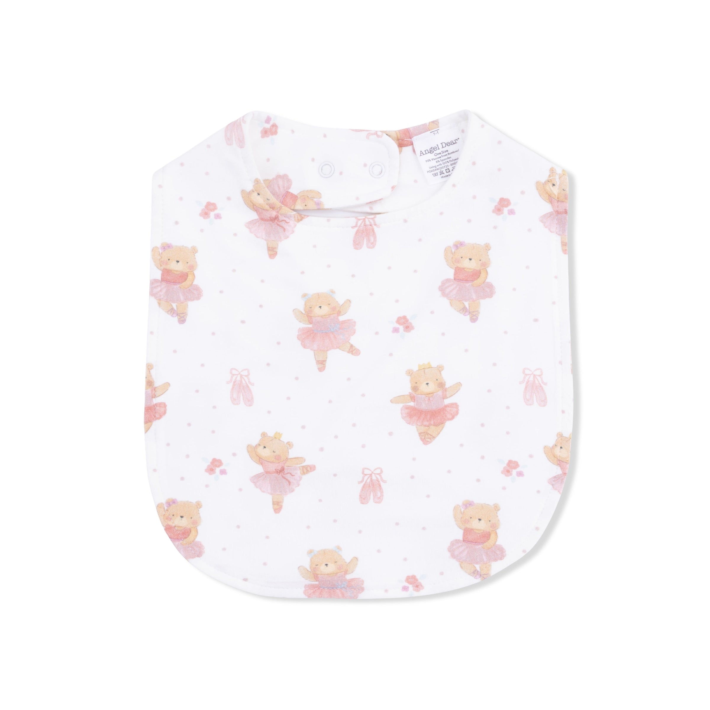 Teddy Bear Ballerina - Feeding Bib